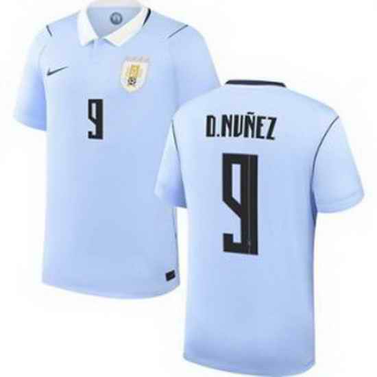 Youth 9 Uruguay Darwin Nunez Away Replica Jersey World   1